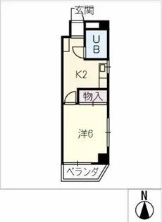 マイノーラ町北【2階】の間取り