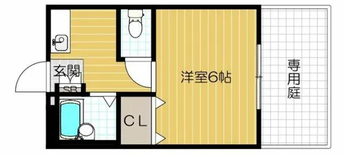 Tranquil【1階】の間取り