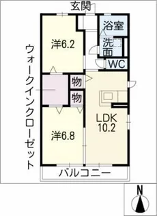 アーバンストーンⅤ【2階】の間取り