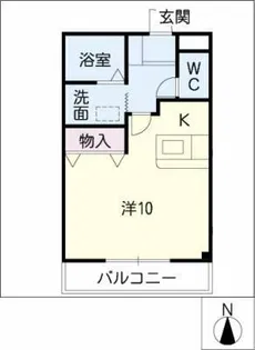 ハウス・オリジン【2階】の間取り