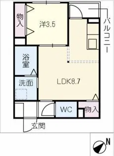セントラル寺本【2階】の間取り