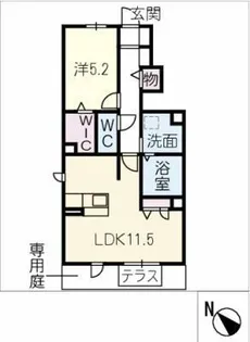 リーベSK【1階】の間取り