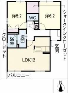 栄ハイツⅡ【2階】の間取り