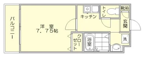 マルシュ・エイド【405号室】の間取り