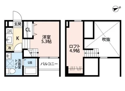 Haro Sakura【2階】の間取り