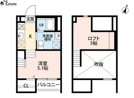 ルミエール柳森町【1階】の間取り