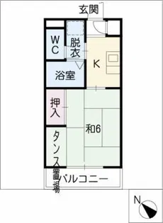 ブリーズⅡ【1階】の間取り