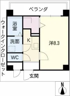 Fine吹矢【4階】の間取り