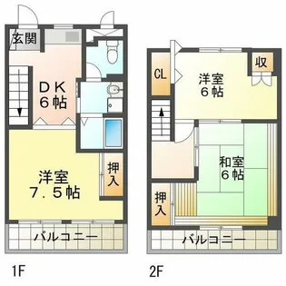 グランビュー塩屋【2階】の間取り