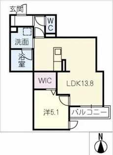 OTTAVO MIHIRO【2階】の間取り