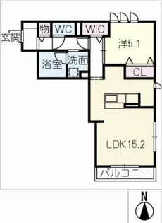 OTTAVO MIHIRO【2階】の間取り