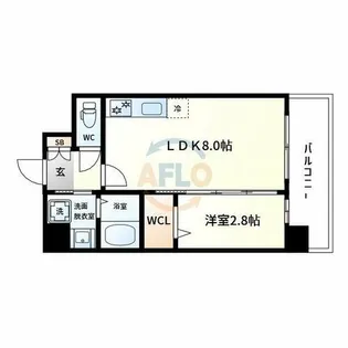 カウニスルーチェ【7階】の間取り