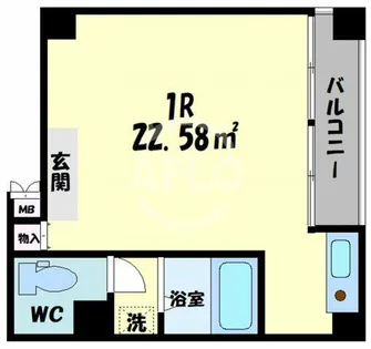ビクトワーレ【5階】の間取り