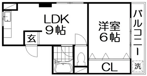 ロイヤル萱島本町【3階】の間取り