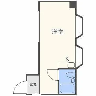 ラパンジール京町堀【4階】の間取り