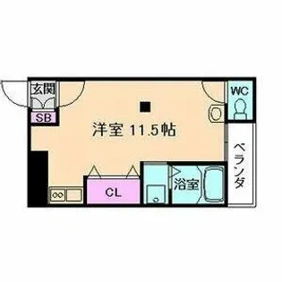 大阪府豊中市螢池西町2丁目【アパート】の間取り