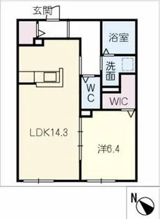 グランデュールメゾンARATA【1階】の間取り