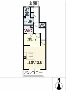 エムズコート A棟【2階】の間取り