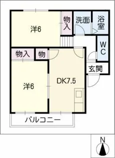 コンフォートK【2階】の間取り