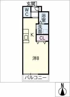 シャルマン【1階】の間取り