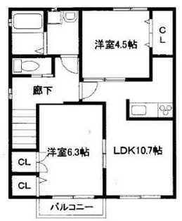 レグジー【2階】の間取り