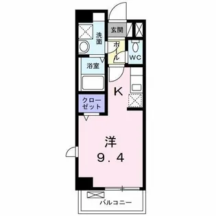 ペガズ【206号室】の間取り