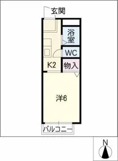 サンライフ野並【1階】の間取り