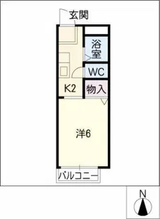 サンライフ野並【1階】の間取り