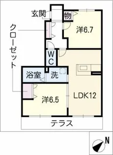 Life徳重【1階】の間取り