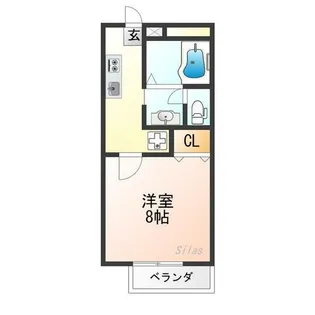 ルミエール小林【1階】の間取り