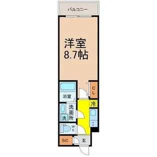 ファステート葵桜通リブレ【11階】の間取り