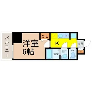 プレサンス大須観音フィエスタ【9階】の間取り