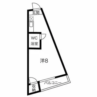 イルボーンキャステロ【4階】の間取り