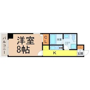 サニー東別院【6階】の間取り