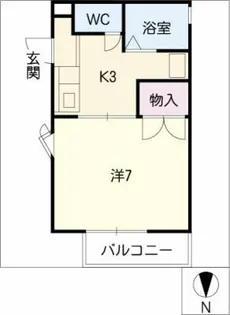 パル井深【2階】の間取り