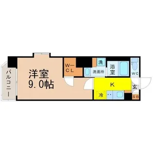 メイプルコート泉【4階】の間取り