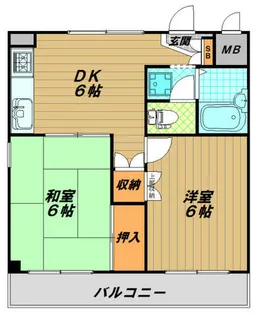 グランメゾンMIKURA【4階】の間取り