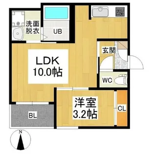 REGALEST庄内通【3階】の間取り