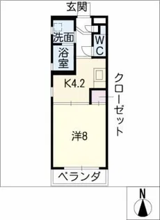 TK.ユウ・シャトー【1階】の間取り