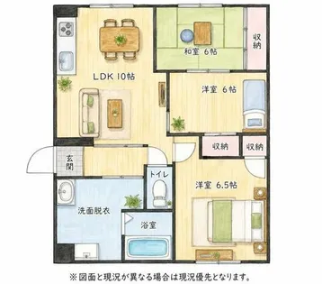 GUアパート【102号室】の間取り