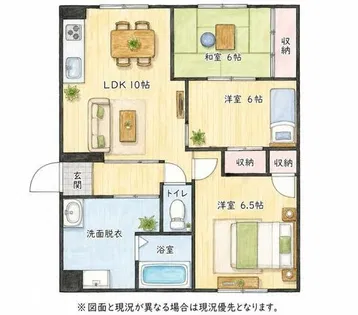 GUアパート【102号室】の間取り