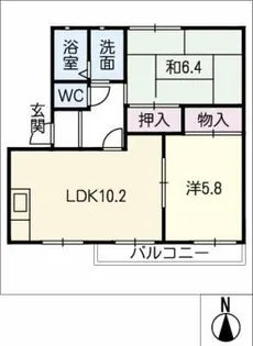 エルムα【2階】の間取り