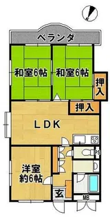 ドミネート南が丘【305号室】の間取り