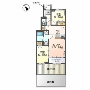 フェリス【1階】の間取り