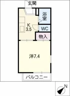 コーポMIYA【2階】の間取り