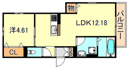 セゾン DE ソレイユ【1階】の間取り