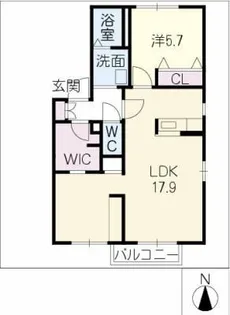 フレグランス三番街【2階】の間取り