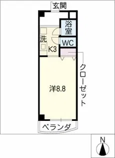 HARAX築地【2階】の間取り