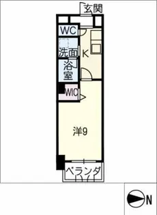 グランテラス港【2階】の間取り