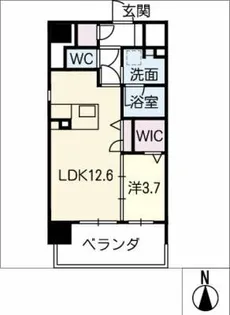 Regio Livie【13階】の間取り